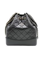 Chanel gabrielle backpack black top