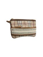 BURBERRY Haymarket Check Clutch Bag