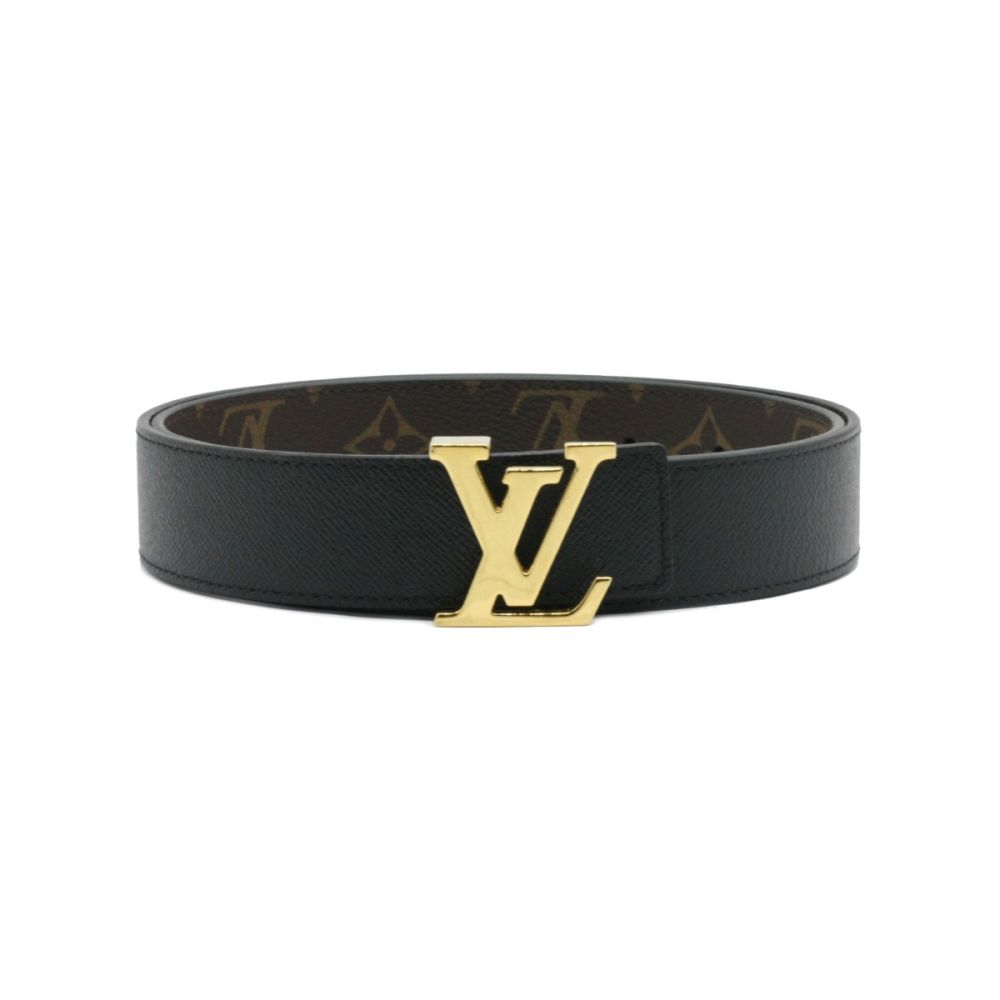 LOUIS VUITTON Monogram LV Initiales 32mm Reversible Belt 80cm