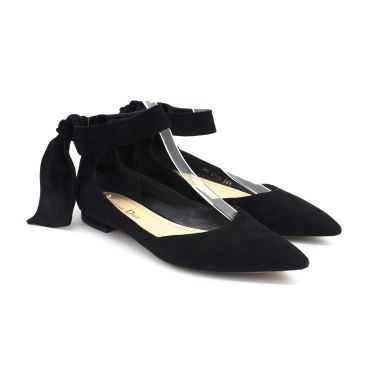 CHRISTIAN DIOR La Belle Suede Flats Size 36.5