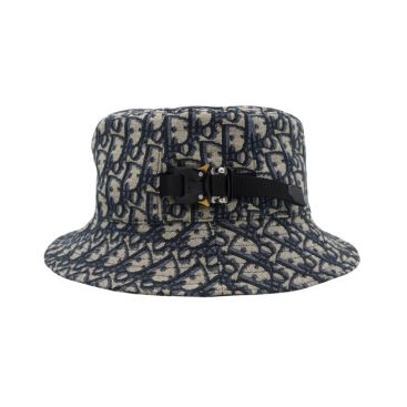 CHRISTIAN DIOR Oblique Bucket Hat Size L