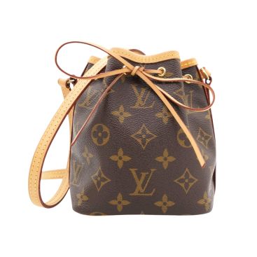 LOUIS VUITTON Monogram Nano Noe Brown