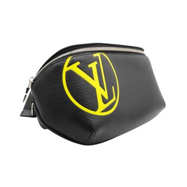 LOUIS VUITTON Epi Bumbag Black