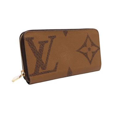 LOUIS VUITTON Monogram Giant Reverse Canvas Zippy Wallet 