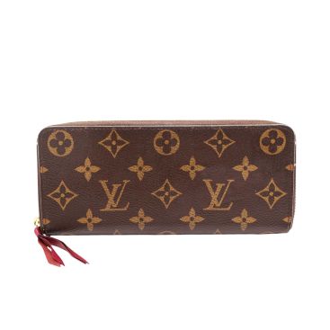 LOUIS VUITTON Monogram Canvas Clémence Wallet
