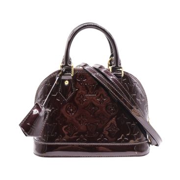 LOUIS VUITTON Alma BB Amarante Monogram Vernis Bag