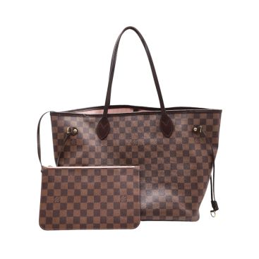 LOUIS VUITTON Neverfull MM Damier Ebene Tote Bag