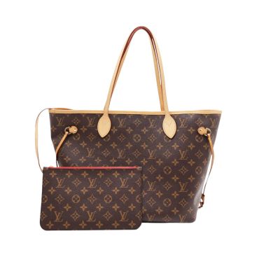 LOUIS VUITTON Classic Monogram Canvas Neverfull MM Tote Bag